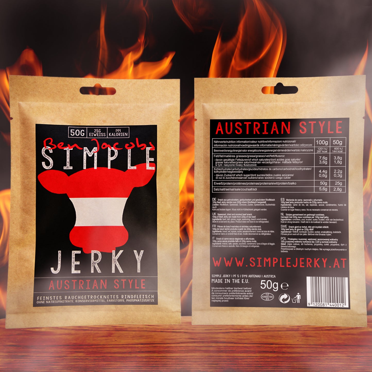 Beef Jerky - Austrian Style (Mengenrabatte)