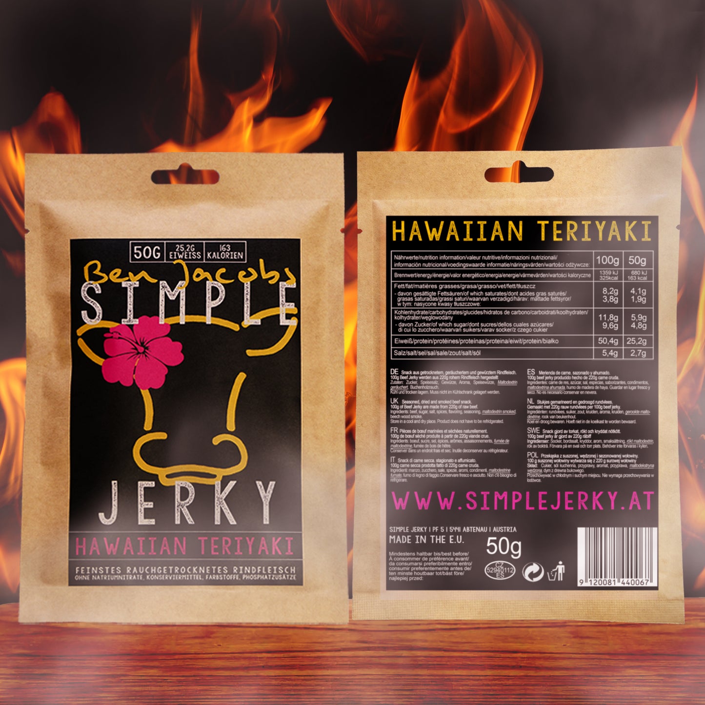 Simple Jerky - Sample Box (5 x 50g)