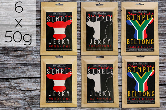 Simple Jerky - No Sugar Box (6 x 50g)